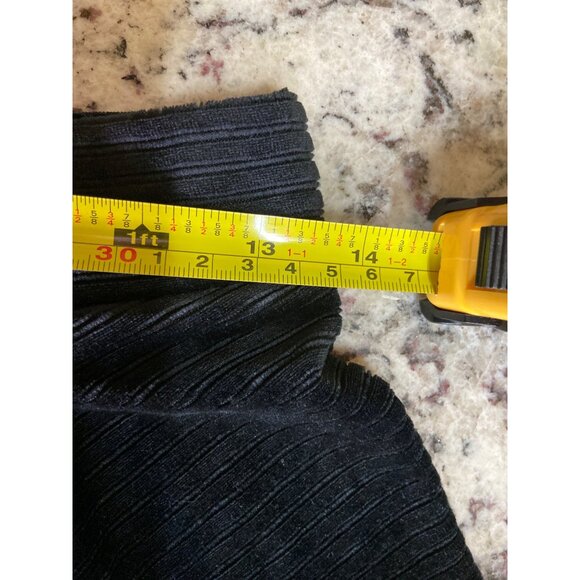 SO Textured Mini Skirt Womens Black Small Elastic Waistband Casual Skater - Picture 5 of 7